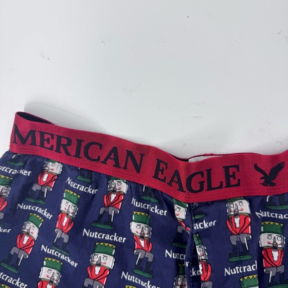 American Eagle Outfitters Men's Blue Nutcracker Boxers - Picture 3 of 7